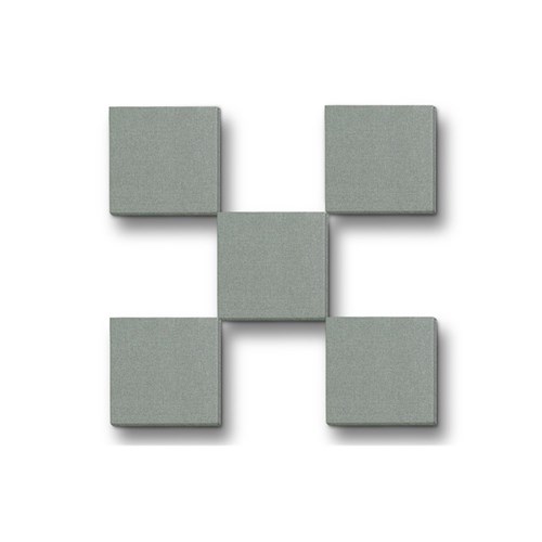 Scatter Blocks bevel edge 305x305x25mm grey 24 panels F121 1212 08