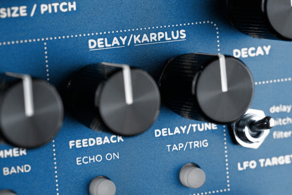 StarLab Delay/Karplus Controls Closeup